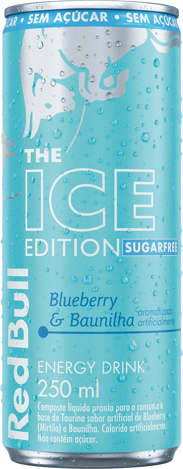 Red Bull Ice Edition Sugarfree blueberry e baunilha