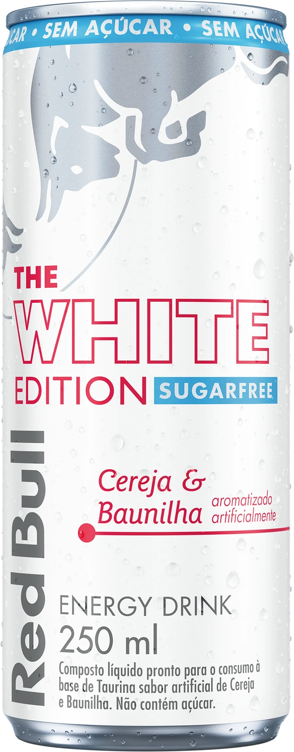 Red Bull White Edition Sugarfree cereja e baunilha